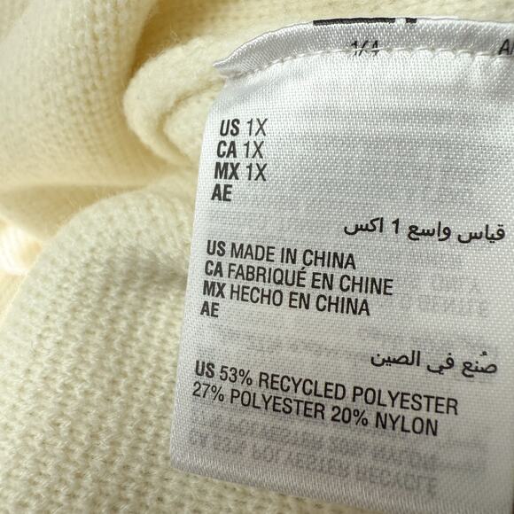 On 34th Plus Alabaster Knit Sweater Jacket Coatigan NWT Size 1X - Picture 11 of 11